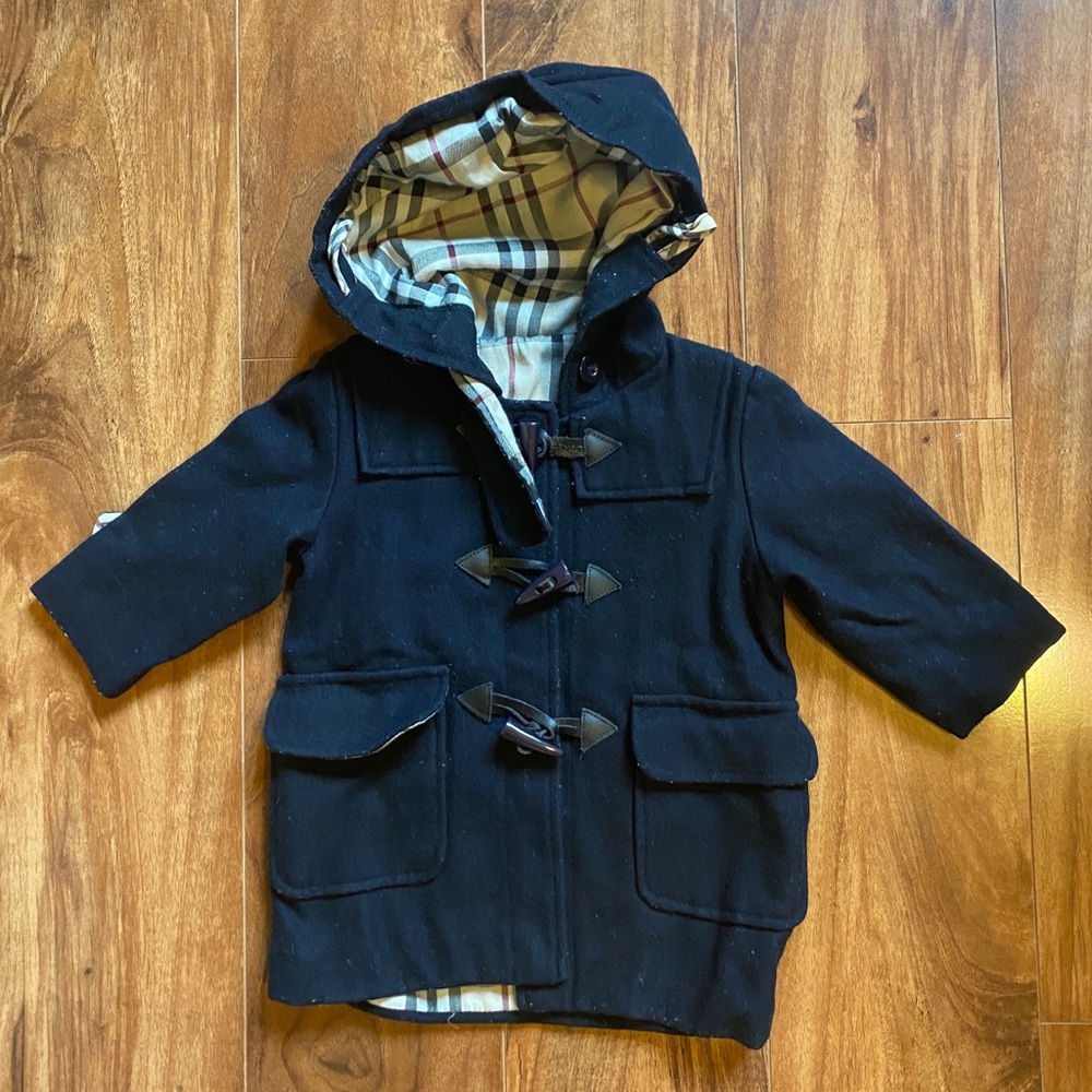 Toddler boy duffel coat with toggles